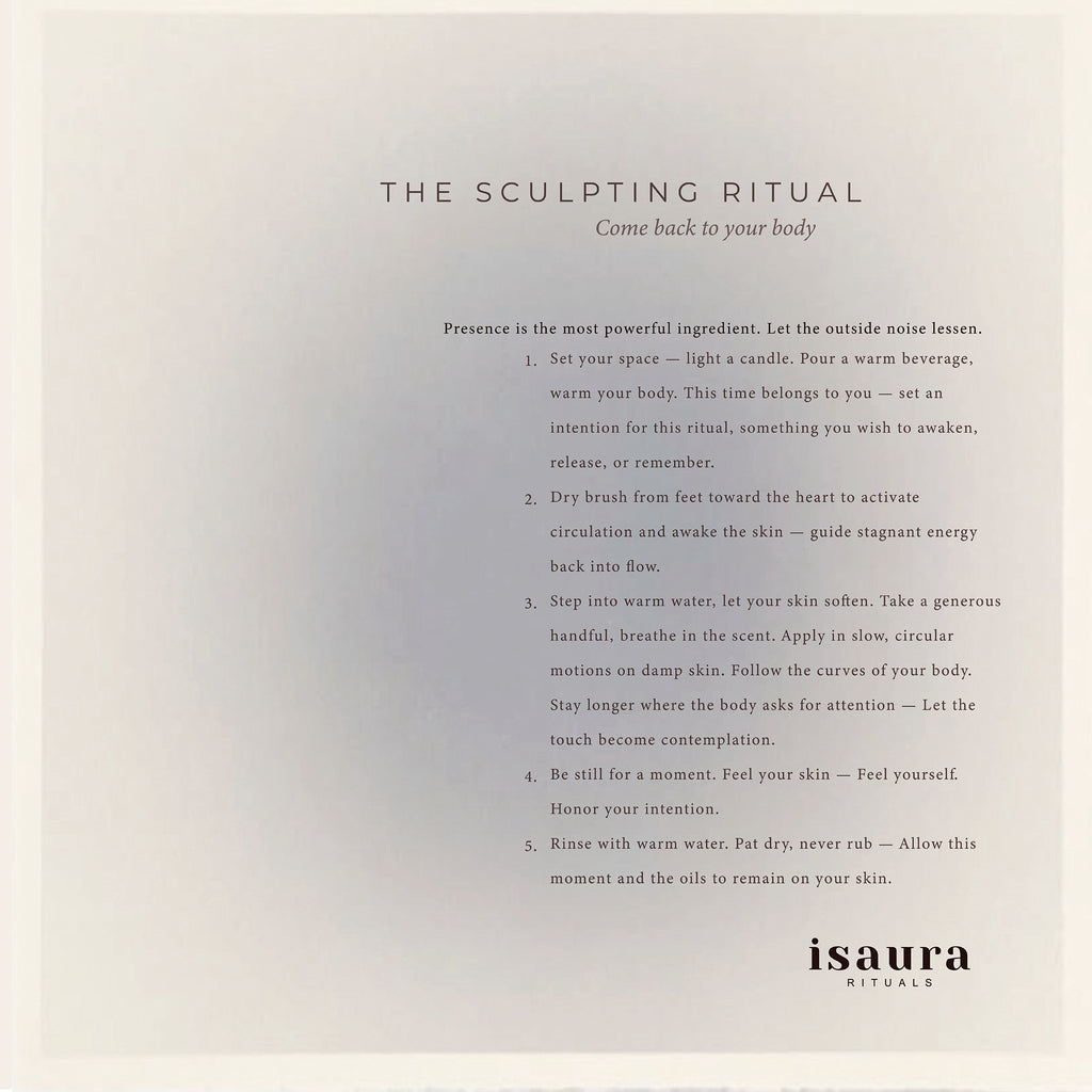 The Sculpting Ritual